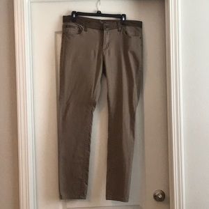 NY&Co skinny khaki colored skinny jeans